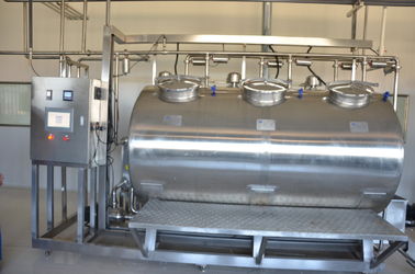 Máquina de lavagem compacta do sistema do CIP para a limpeza da planta do leite da bebida