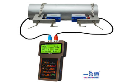 Medidor de fluxo ultrassônico portátil durável, material ultrassônico do alojamento do ABS do medidor de água