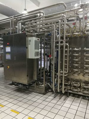 máquina do esterilizador de Uht de 120c 30s 500l/H com sistema de limpeza do Cip