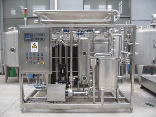 Máquina de pasteurização 0,5 - 50 T/H para leite e suco