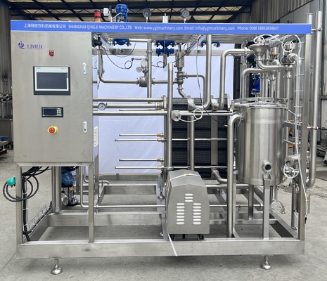 Máquina de esterilização por pasteurização para planta de processamento de líquido de ovos com PLC automático