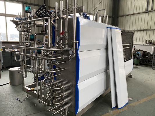 Máquina de esterilização UHT de 1000L que fornece tratamento a altas temperaturas e produtos alimentares líquidos assépticos SUS304