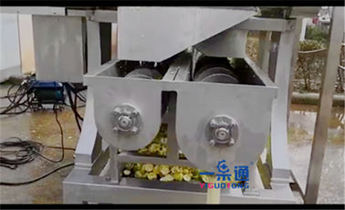 Máquina industrial SUS304 do Juicer do descaroçador da manga para o fruto que Destoning, pele