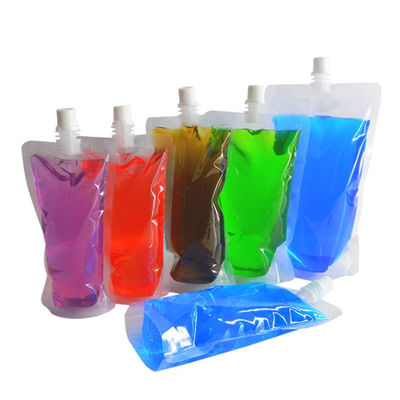 Malotes plásticos ocultáveis reusáveis da bebida para Juice Sauce Shampoo