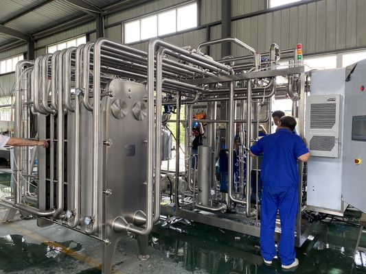 Capacidade 5-10T/H do SUS 316 do equipamento do esterilizador da pasteurização da bebida