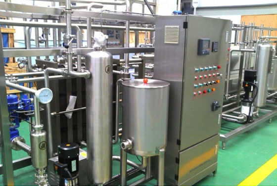Máquina Pasteurizadora de 1000L com PLC para Linha de Processamento de Leite / Iogurte / Suco de Frutas SUS304/316