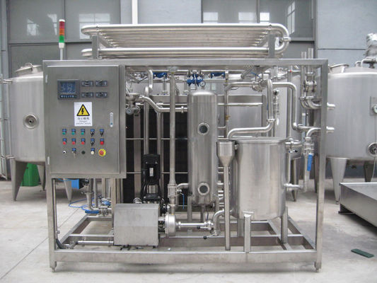 Máquina Pasteurizadora de 1000L com PLC para Linha de Processamento de Leite / Iogurte / Suco de Frutas SUS304/316