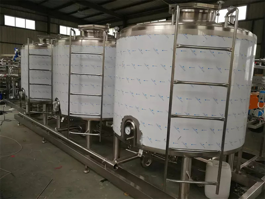 SUS304/316 Equipamento de linha de processamento de leite de soja/amendoe/avena/arroz para fábrica de laticínios