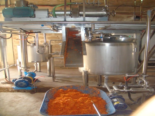 Máquina de processamento de omelete/suco de tomate/salsa/pulpa com SUS304/316