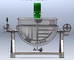 Potenciômetro Jacketed do vapor elétrico industrial do gás com o terno do potenciômetro do vapor do agitador