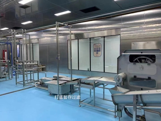 Pasteurizador automático de ovos com homogeneizador e equipamento líquido de arrefecimento de ovos / processamento de ovos para aquecimento