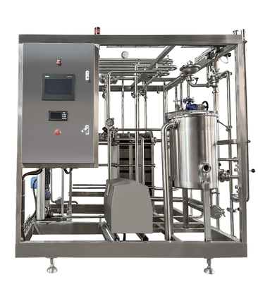 Equipamento de pasteurização UHT para processamento de suco e leite por PET / garrafa de vidro
