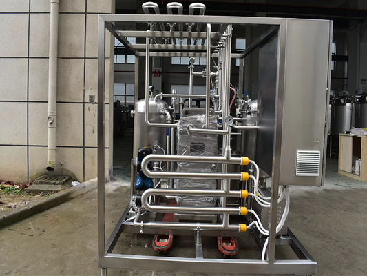 Pasteurizador de alto desempenho para a indústria de bebidas lácteas Máquina de pasteurização de tecnologia avançada SUS304/316