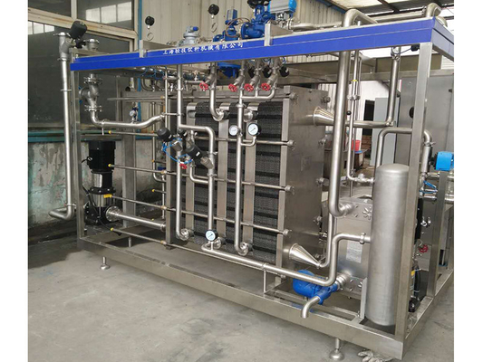0.5-20t/H Pasteurizador personalizado para Linha de processamento de gengibre/ pepino/ kale Máquina de pasteurização com PLC SUS304/316