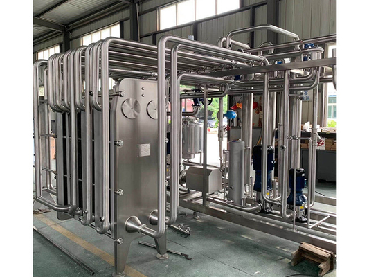 0.5-20t/H Pasteurizador personalizado para Linha de processamento de gengibre/ pepino/ kale Máquina de pasteurização com PLC SUS304/316