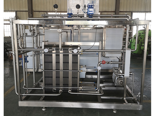 0.5-20t/H Pasteurizador personalizado para Linha de processamento de gengibre/ pepino/ kale Máquina de pasteurização com PLC SUS304/316