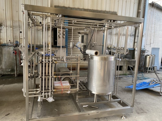 Esterilizador de placas de personalização Pasteurizar para linha de processamento de suco de laranja/coco/ananas
