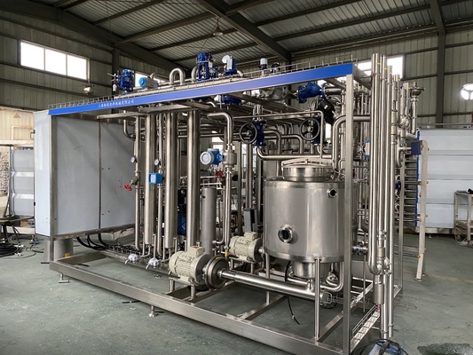 Máquina de esterilização de produtos alimentícios líquidos para leite, suco de frutas, ovos e bebidas