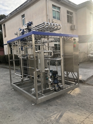 Capacidade personalizável 500-20000 l/h Pasteurizador para linha de processamento de coco Água de coco / Leite de coco