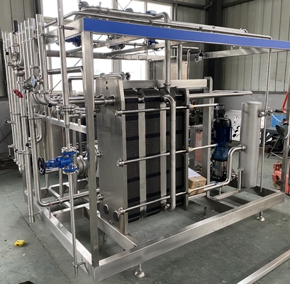 Máquina de pasteurização para linha de processamento de sumos de frutas