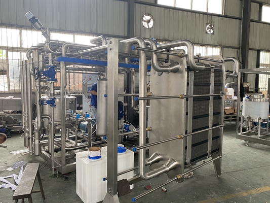 Máquina de esterilização de produtos alimentícios líquidos para leite, suco de frutas, ovos e bebidas