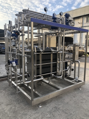 Máquina de esterilização de produtos alimentícios líquidos para leite, suco de frutas, ovos e bebidas