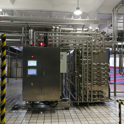 SUS304/316 Equipamento de esterilização Uht de alta qualidade fabricado na China para personalização de líquido semi-sólido com PLC