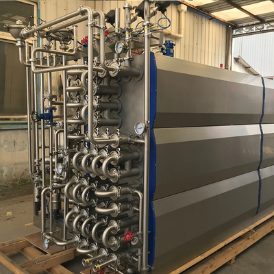 Novo esterilizador UHT de venda quente para linha de processamento de leite / molho / suco Máquina de esterilização tubular personalizada 500-20000L / H