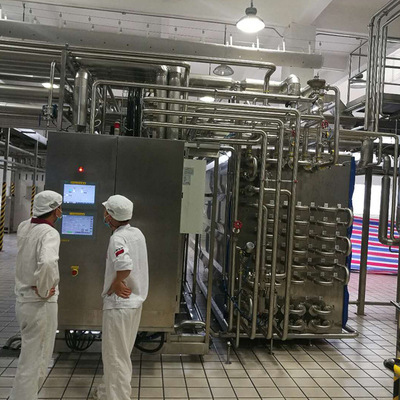 Esterilização de UHT tubular personalizada de alto desempenho para produção segura e duradoura de leite/suco/iogurte processado