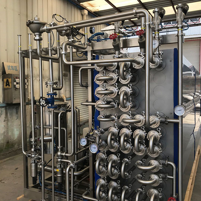 Máquina de esterilização UHT totalmente automática para indústria de laticínios e bebidas com PLC Novo esterilizador UHT SUS304/316