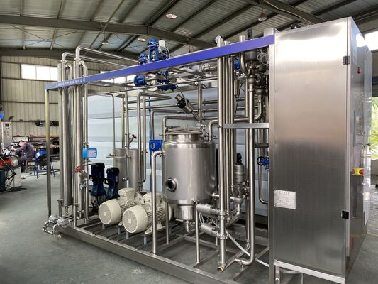 Máquina de esterilização UHT de 1000L que fornece tratamento a altas temperaturas e produtos alimentares líquidos assépticos SUS304