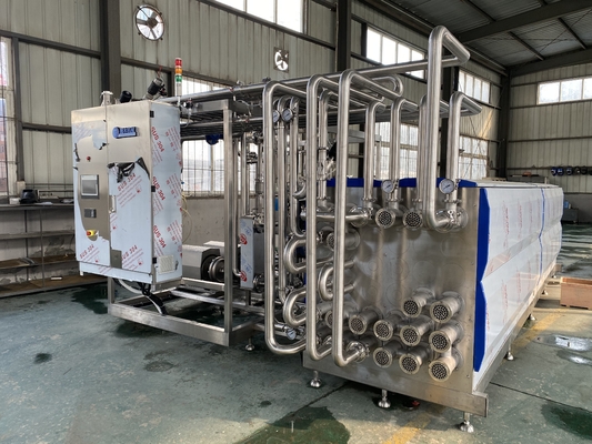 Esterilizador UHT personalizado de 500-20000L/H para linha de processamento de frutas e vegetais