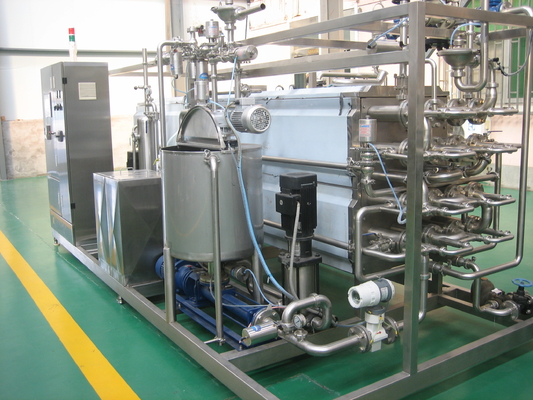 Esterilizador UHT personalizado de 500-20000L/H para linha de processamento de frutas e vegetais