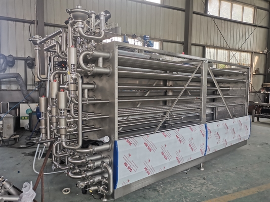 Máquina de esterilização de aço inoxidável304/316 UHT Máquina de esterilização de suco de manga/maçã/coco