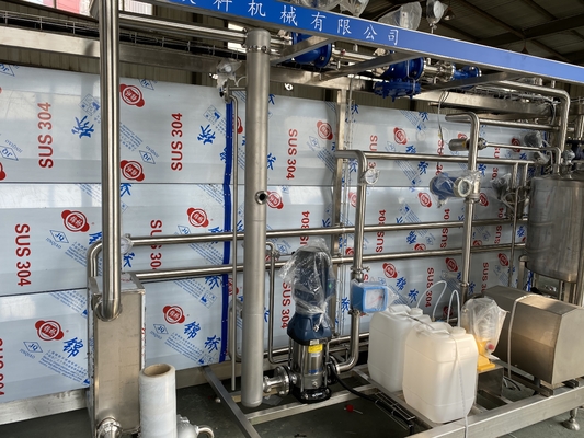Máquina de esterilização de alta temperatura para a fábrica de processamento de leite