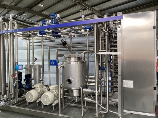 Máquina de esterilização de alta temperatura para a fábrica de processamento de leite