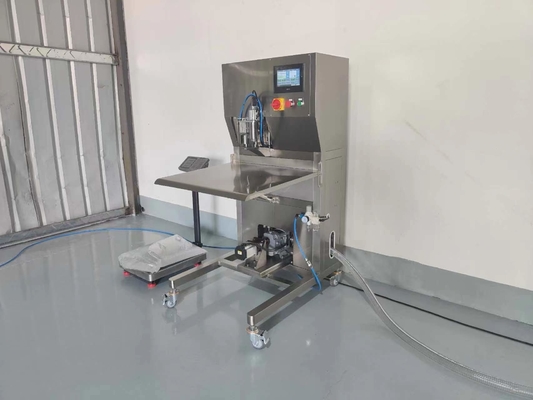 Máquina de preenchimento semiautomática não asséptica de BIB de alta qualidade para sacos de 1-25L em caixa de suco/leite/vinho com SUS 304/316