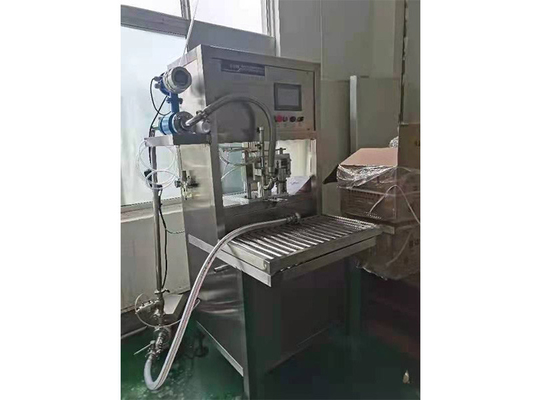 Máquina de preenchimento semiautomática não asséptica de BIB de alta qualidade para sacos de 1-25L em caixa de suco/leite/vinho com SUS 304/316