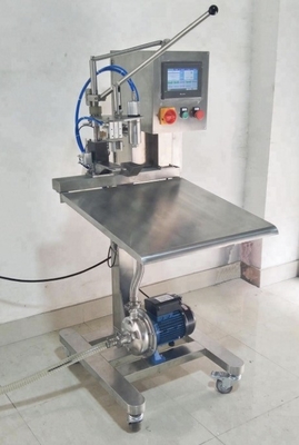 Máquina de preenchimento semiautomática não asséptica de BIB de alta qualidade para sacos de 1-25L em caixa de suco/leite/vinho com SUS 304/316