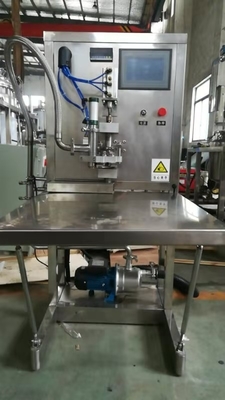 Máquina de preenchimento semiautomática não asséptica de BIB de alta qualidade para sacos de 1-25L em caixa de suco/leite/vinho com SUS 304/316