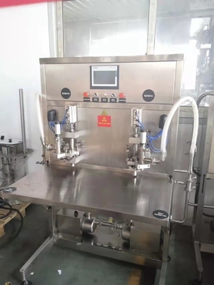 Máquina de enchimento de BIB não asséptica personalizada SUS304/316 para sacos de 1-25L em embalagem de enchimento de óleo / suco / molho com PLC