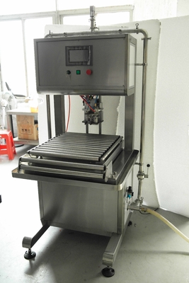 Máquina de enchimento de BIB não asséptica personalizada SUS304/316 para sacos de 1-25L em embalagem de enchimento de óleo / suco / molho com PLC