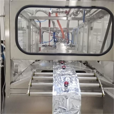 Máquina de enchimento de BIB asséptica automática completa de alto custo para 1-25L contínuo em saco em caixa Filler de leite de coco