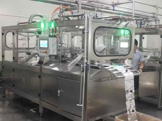 Máquina de enchimento de BIB asséptica automática completa de alto custo para 1-25L contínuo em saco em caixa Filler de leite de coco