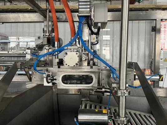 Recheio BIB asséptico totalmente automático para 2L/10L/20L contínuo em saco em caixa máquina de enchimento de suco / leite / óleo com PLC
