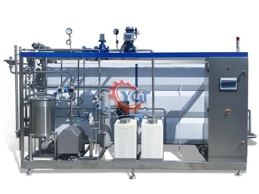 Linha de processamento de leite UHT de alta eficiência e produtividade para leite UHT personalizado 500-20000l / h com PLC SUS304/316
