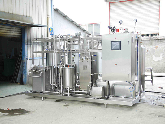 Linha de processamento de leite UHT de poupança de energia Solução de leite UHT personalizada de alta qualidade e confiável 500-20000L/H SUS304/316