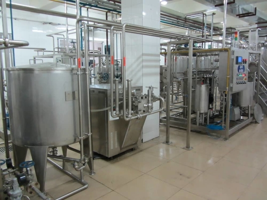Optimização Linha de produção de leite pasteurizado com solução de projeto chave na mão Máquina de leite pasteurizado personalizada 0,5-2T / H