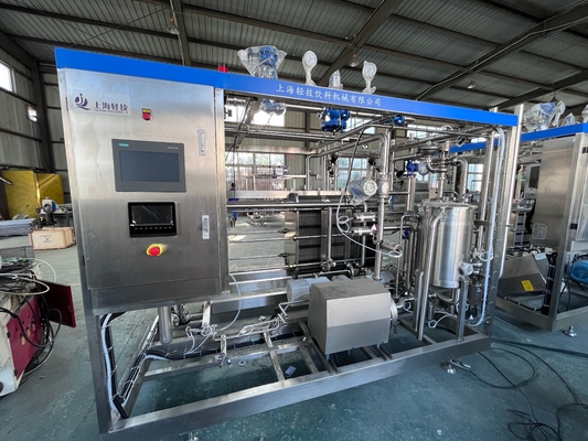 Optimização Linha de produção de leite pasteurizado com solução de projeto chave na mão Máquina de leite pasteurizado personalizada 0,5-2T / H