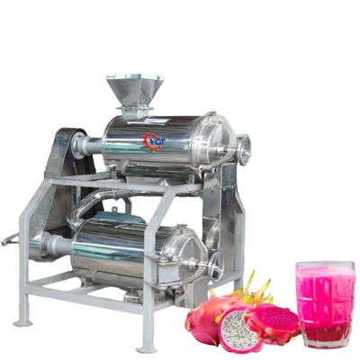 Linha completa de processamento de frutas da paixão Máquina personalizada de planta de produção de frutas da paixão / pitaya / guava com PLC para a indústria de frutas SUS304/316